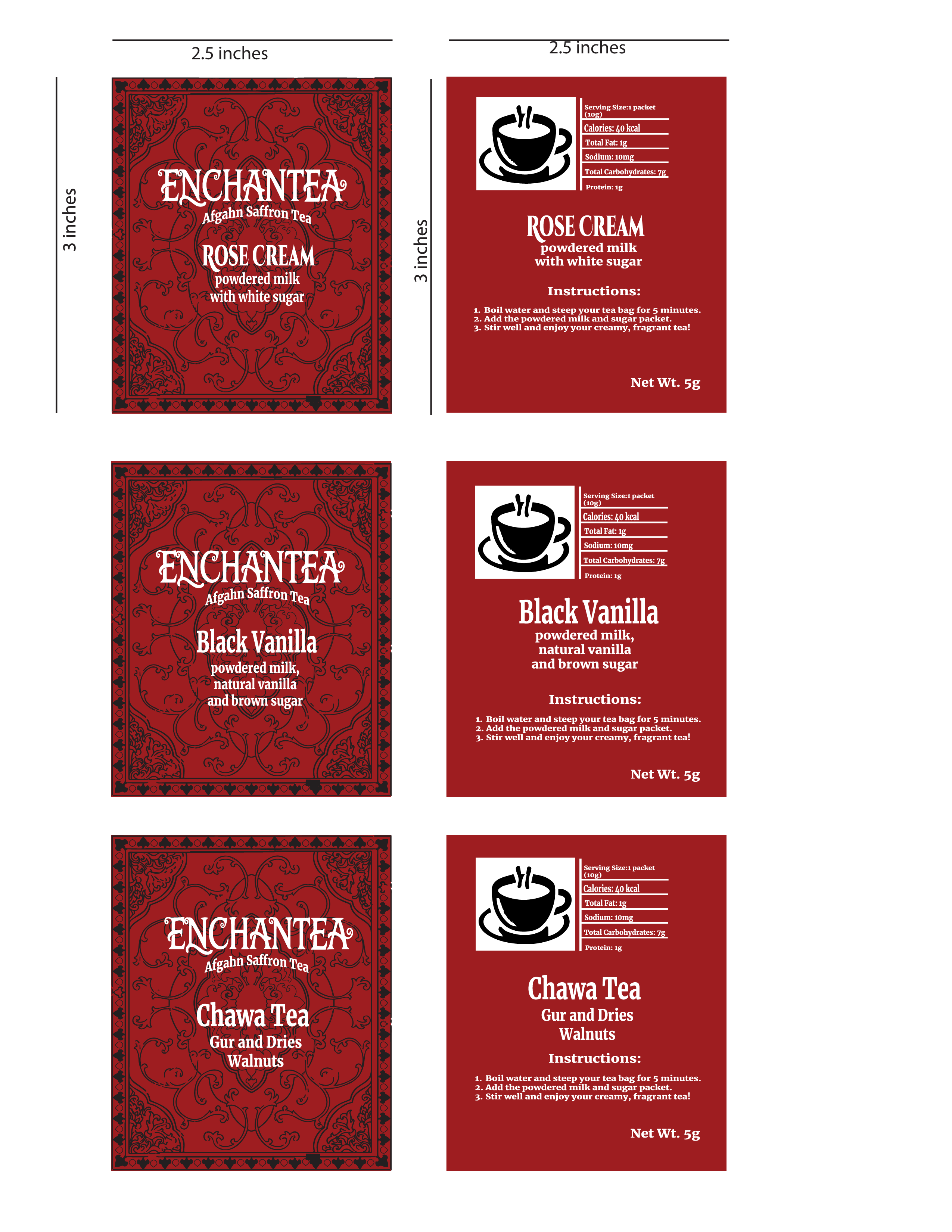 Hot drink variants